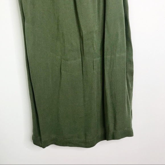 Francescas Harper Heritage olive skirt button down - Picture 10 of 11